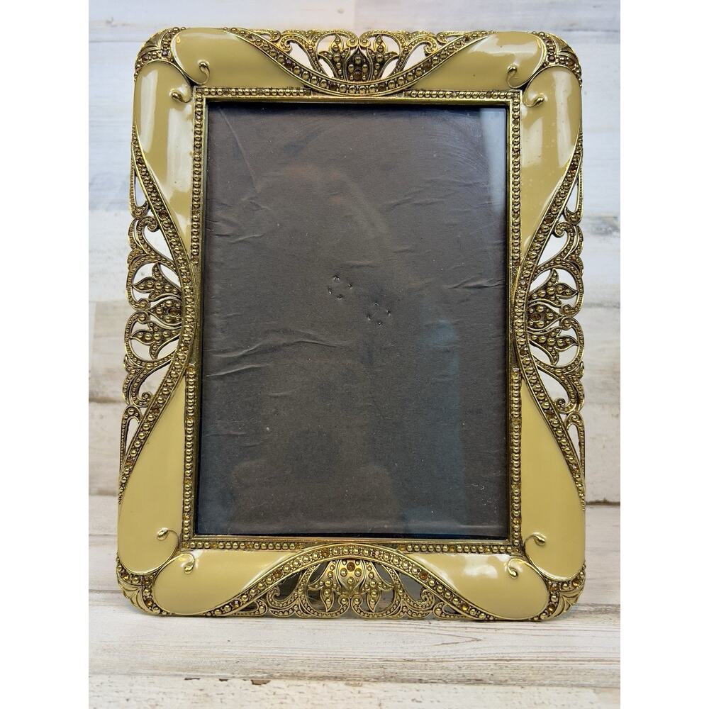 Decorative Picture Frame Jewels 9"×7" Holds 4.5"×6.5" pic